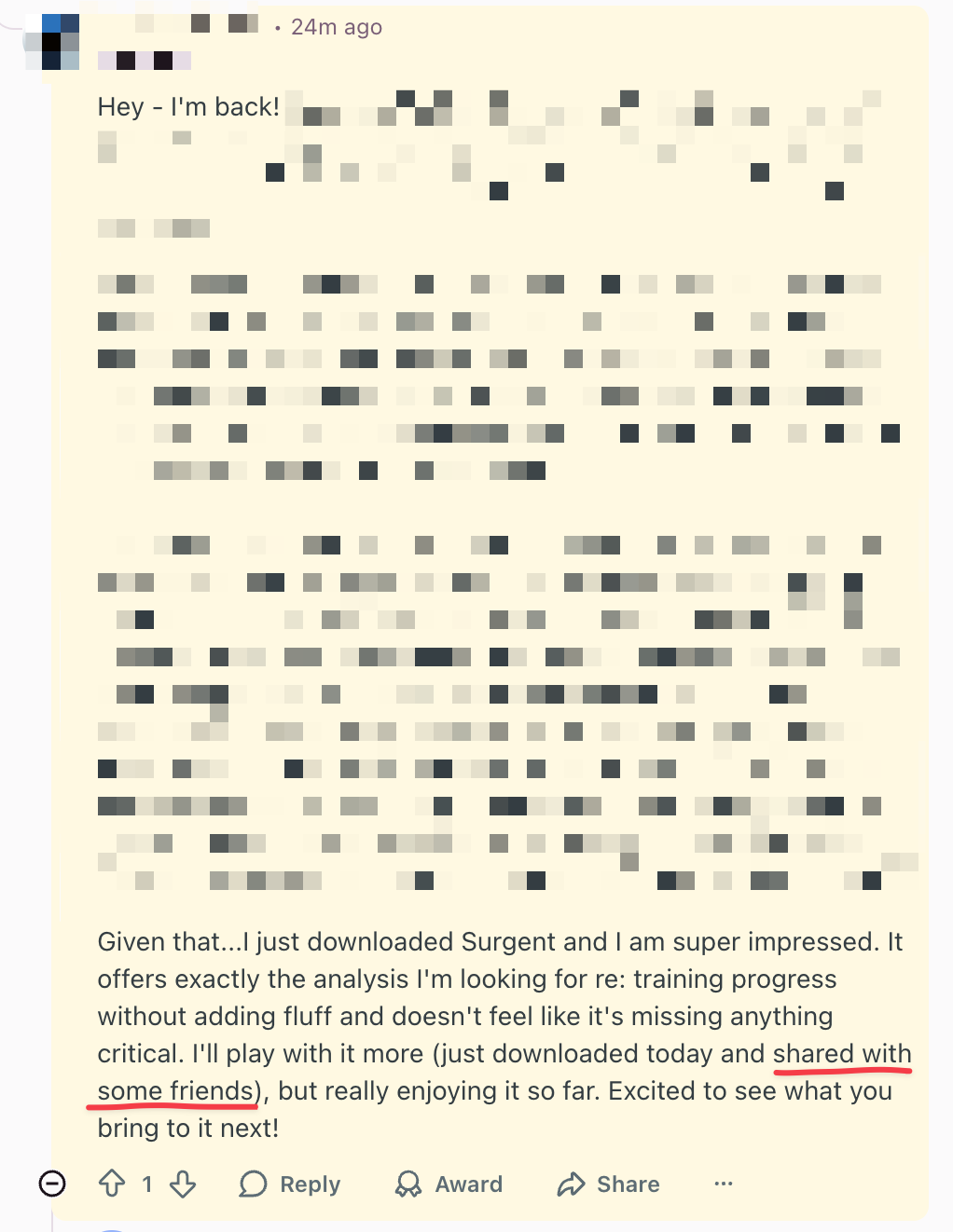 Surgent Shared with Friends