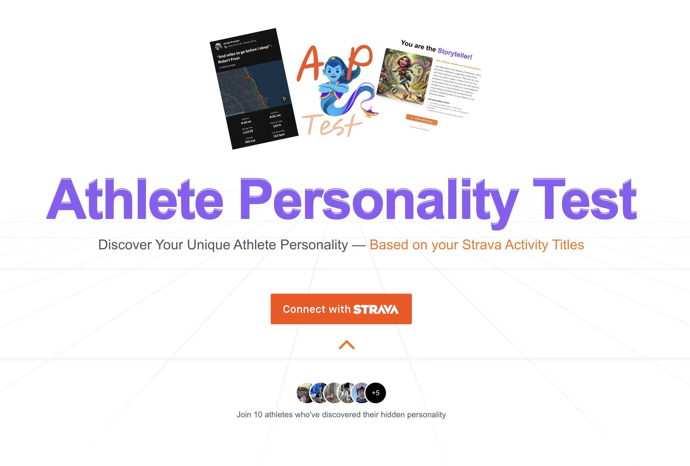 Athlete Personality Test | Web App